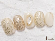 アイネイルズ 横浜WEST店(I-nails)/タイルミラーラメ11500円