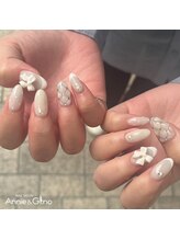 ネイルサロン アニーアンドジーノ シド(NAIL SALON Annie&Gino shido)/アイボリーネイル