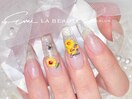 夏☆ひまわりネイル