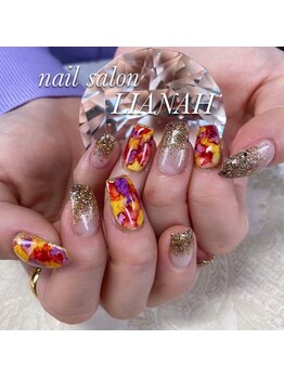 リアンナ アンド アイシンスタジオ &nbsp;甲府店(LIANAH&EYE SSIN STUDIO)/マーブルネイル