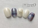 チェックネイル