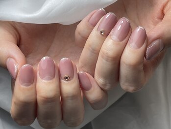 ネイルズロアー(Nails.RAWR)の写真/【パラジェル取扱サロン】お洒落なニュアンスネイル♪豊富なアートで指先をお洒落で華やかに！