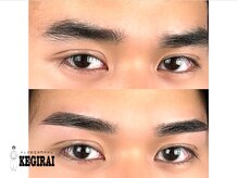 ケギライ アイブロウ なんば心斎橋店(kegirai)/眉毛/眉毛サロンメンズ/kegirai