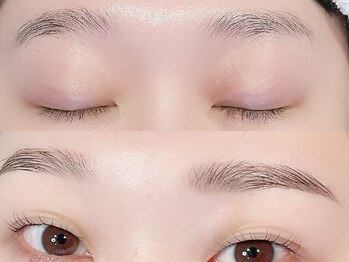 ボンボニエール(Bonbonniere)の写真/お顔の印象の8割を決める眉毛はプロにおまかせを。メイク込みの眉パーマや眉カットメニューで垢抜け◇