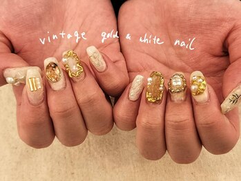 アンテテネイル(ANTETENAIL)/vintage design nail