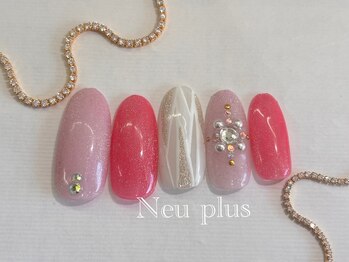 定額￥7300　キラキラネイル