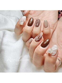 ルブリー(roovely)/バレンタインネイル