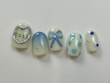 ネイルメゾン 天神店(NAIL MAISON)/韓国リボン推し ¥9000