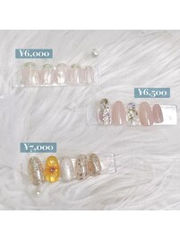 2025 夏デザイン　¥6000～¥7000