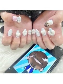 プリュム(Plume)/3D/推しネイル/キャラクター