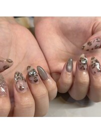 レオパード　ヒョウ柄　ワンホン