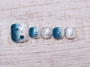 プリムナカノブ(Prim Nakanobu)/ブルー縦グラフット