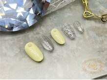 ラスターネイル(Luster nail)/ガーリーチェックネイル♪