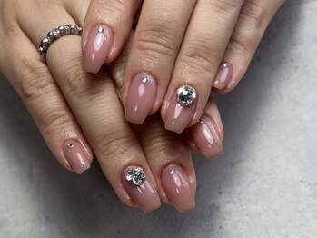 092ネイル(092 NAIL)の写真/【働く女性に大人気】手元全体を美しく魅せる、上品で洗練されたシンプルオフィスデザインを◎