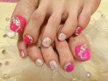 クリスタルネイル(CrystalNail)の雰囲気（☆フットジェル￥8,000 アート自由 オフ込み メニューから予約）