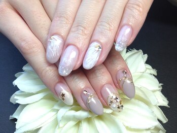 87　羽毛　・ネックレス