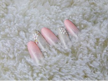 ヴィーナネイル 呉店(VinaNail)/パールフラワーグラデ