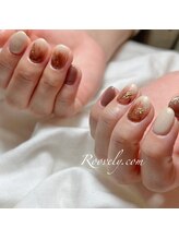 ルブリー(roovely)/バレンタインネイル