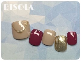フット定額★ミラーネイル
