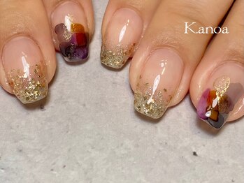 ネイル カノア(Nail Kanoa)/ニュアンスネイル2本　6600円