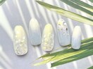 キラキラ夏ネイル