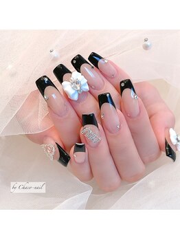 チャコネイル(chaco-nail)/ブラックフレンチ