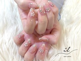 お花ネイル