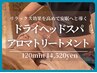 【人気◎】ドライヘッドスパ＆アロマリンパマッサージ 120分 15800⇒14520円