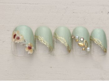ノーネイル 大宮(NO NAIL)/ひまわりフレンチ ￥4990