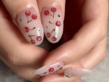 ノウェム(novem)/さくらんぼネイル