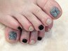 【ネイル】Foot再来♪選べる親指アート+その他の指ワンカラー+オフ込¥8800♪