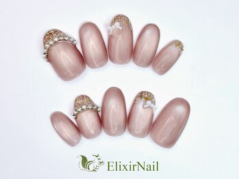 エリクサーネイル 新宿3丁目(Elixir Nail)/定額b カジュアル/クーポン使用