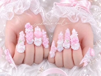 シンデレラネイル(CINDERELLA NAIL)/長さだし/つけ放題/チップ/LL