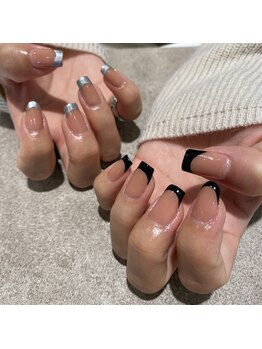 ヴィヴィアンビューティ ネイルアンドアイ Viviean Beauty Nail & Eye/西森 フレンチネイル