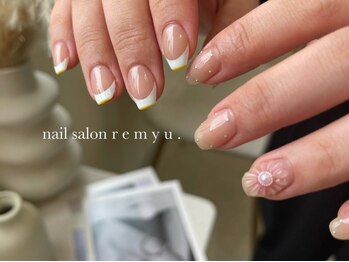 レミュー(remyu.)の写真/ナチュラルなオフィス系からおしゃれニュアンス系など、どんなデザインもお任せ♪持ち込みデザインも可能◎