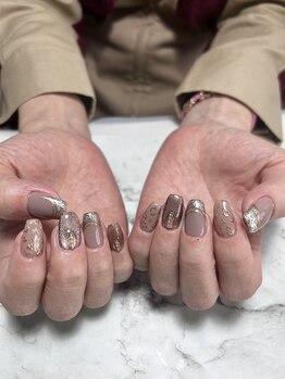 テソロネイル(TESORO nail)/ヒョウ柄ネイル