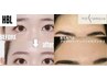 【小顔に眉スタイリング＋おでこ艶WAX】眉WAX ・おでこ産毛除去