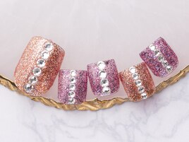 最新色！ギャリッターラメフット