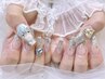 【ジェルチップ長さ出し10本】痛ネイル1体＋シンプルコース