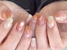 アメリアンドカシェット(Amelie&Cachette)/ニュアンスネイル:aoi