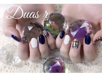 デュアスアール チャンドラ(DuasR chandra)/チェックネイル