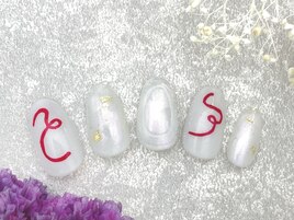 年明けネイル　銀座フィルイン