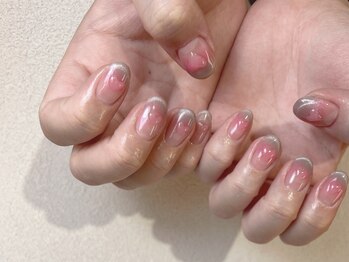 オーク 戸塚(OAK)/チーク&マググラデ　ハートnail