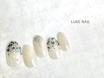 ルークネイル 恵比寿店(LUKE NAIL)/フラワーグラデーション　花　春