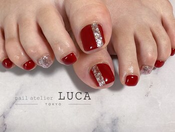ネイルアトリエルカ(nail atelier LUCA)/M-918 大人上品ボルドーネイル