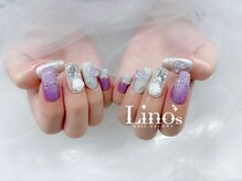 リノズネイルサロンプラス(Lino's Nail Salon +)/キラキラワンホンネイル☆