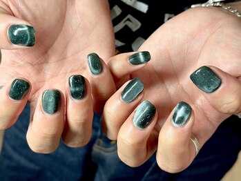 ヌル ネイル 堀江(NURU NAIL HORIE)/マグネットアレンジメンズネイル