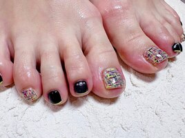 ツイードフットネイル