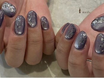 キラキラネイビーマグネット