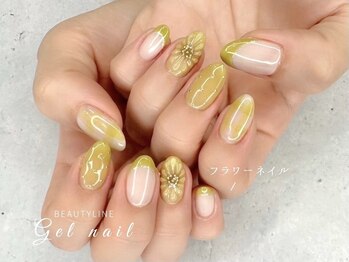ビューティーライン 湘南台店(BEAUTY LINE)の写真/《パラジェル歴10年の登録サロン》モチ・形に自信あり！カラー200色＆パーツ500種類以上&持込ARTの再現性◎
